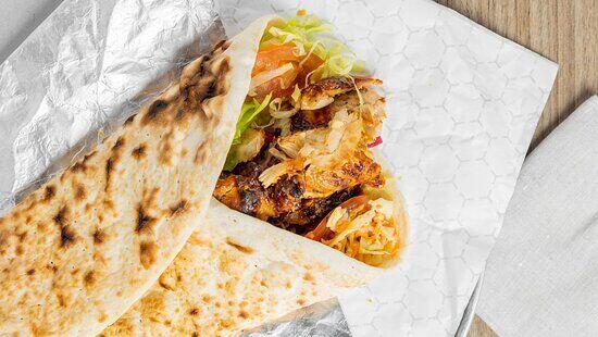 Chicken Shawama in a wrap