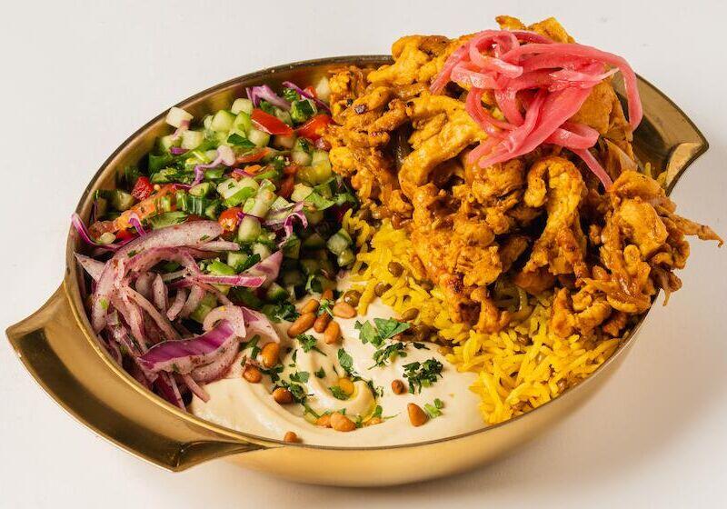 Chicken Shawama in Plate