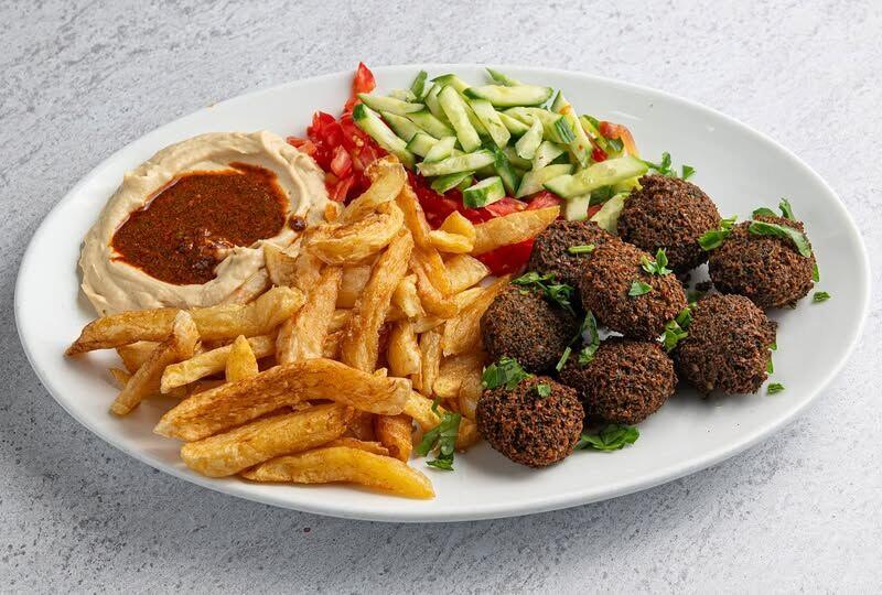 Falafel in Plate